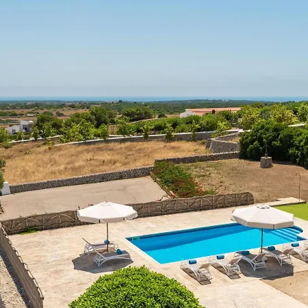 In Menorca With Private Pool & Sea Views